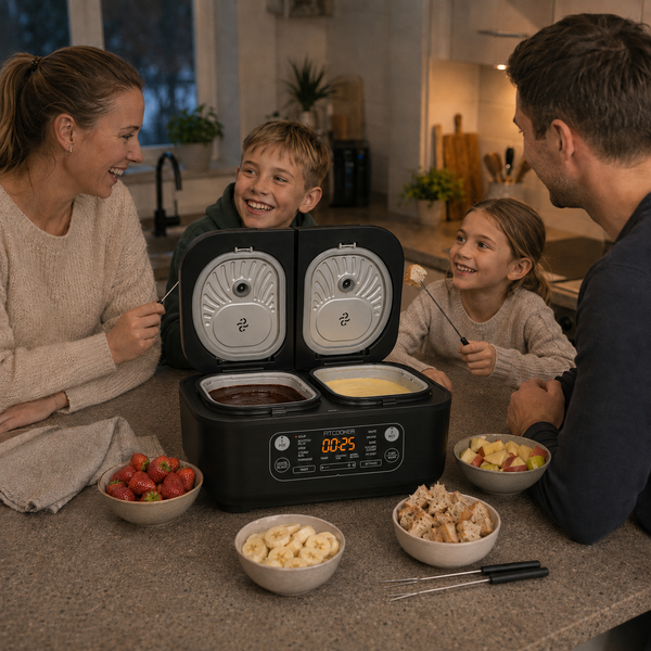 Мультиварка з двома чашами FITCOOKER TWIN CHEF DualPot 3L, 3 л, 10 програм FC500100 фото